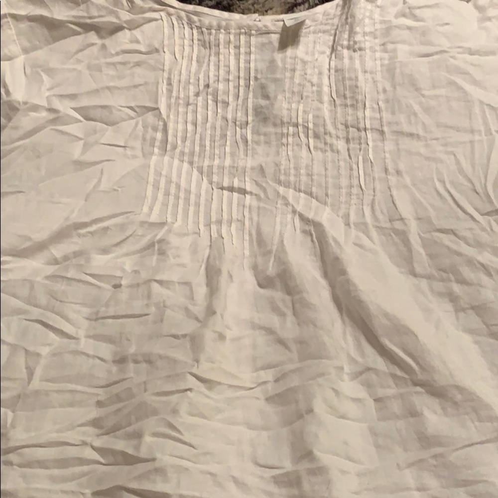 White flowy shirt